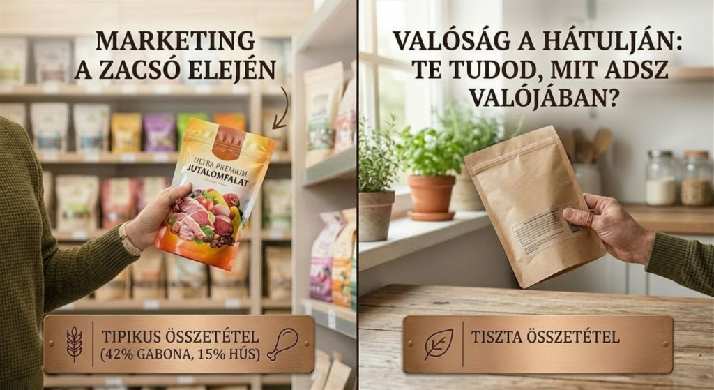 Marketing a zacskó elején, valóság a hátulján: Te tudod, mit adsz valójában?